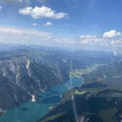 Flugwegposition um 13:20:32: Aufgenommen in der Nähe von Gemeinde Eben am Achensee, Österreich in 2506 Meter